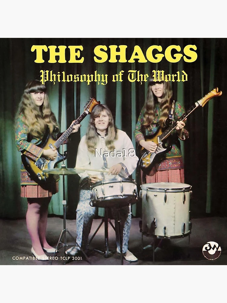 The Shaggs Band Shirt| Philosophy Of The World Concert Tee | Poster