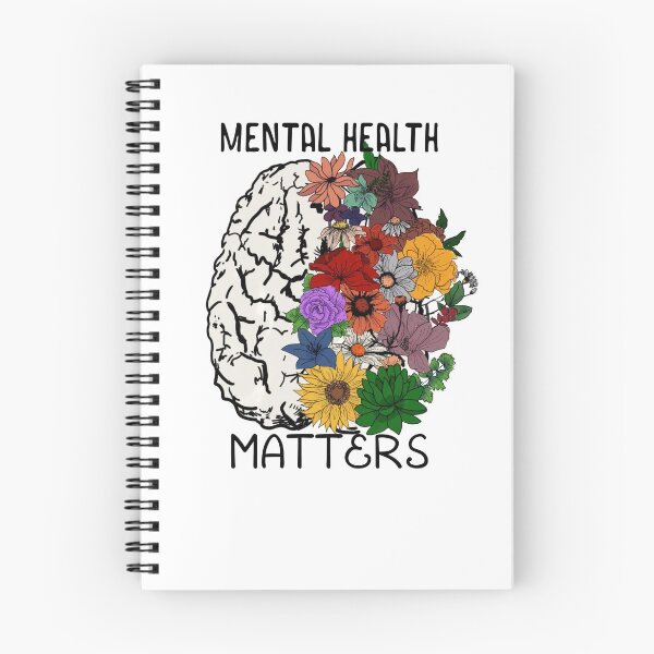 Item preview, Mental Health Matters- Floral Brain designed and sold by LordGraceArt.