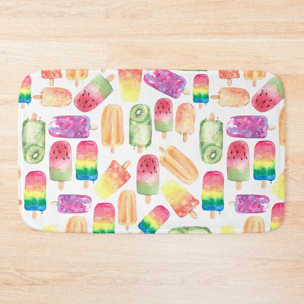 Item preview, Watercolor ice cream summer pattern designed and sold by Harpley Design Studio.