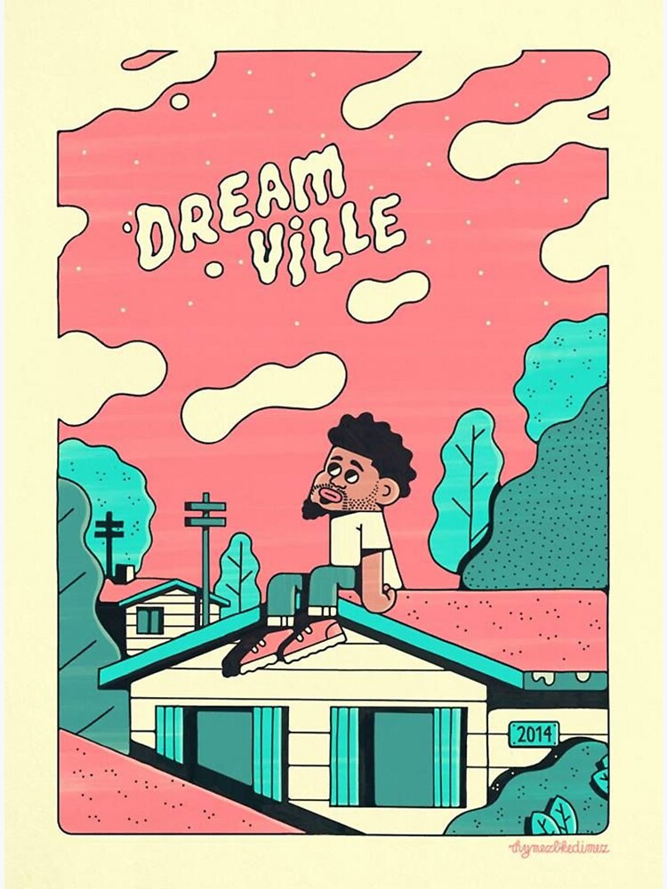 "J Cole Dreamville" Sticker for Sale by nicksand11 Redbubble