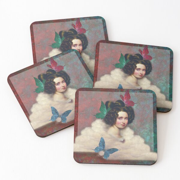 Item preview, Lady and butterflies  designed and sold by Julia Rudens.