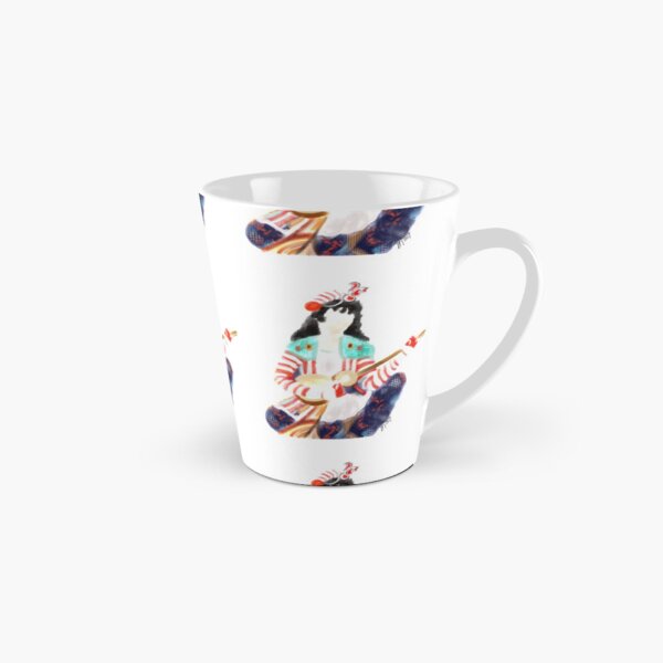 Persian Woman Playing Guitar Tall Mug