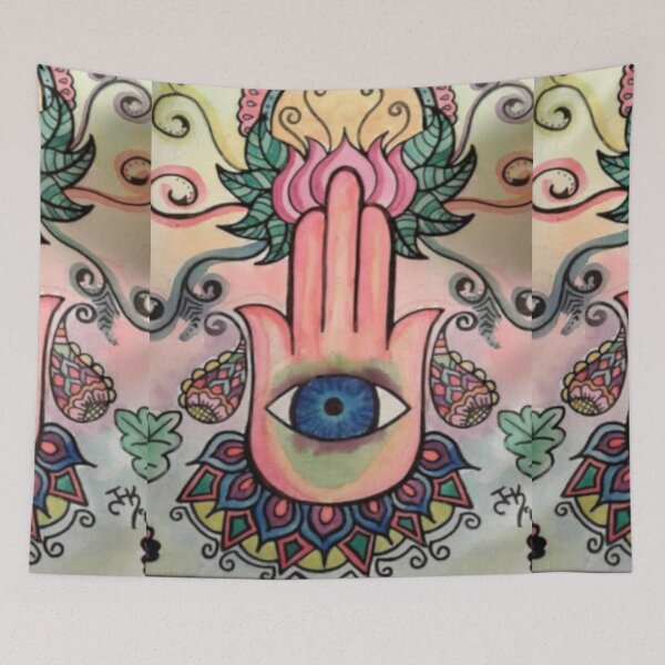 Item preview, Hippie Hamsa designed and sold by BlackLotusHM.