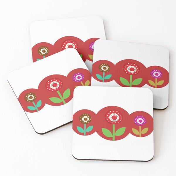 Item preview, Retro flowerbed designed and sold by rockallya.