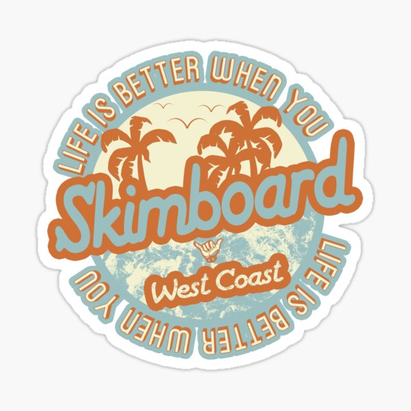 Skimboard Stickers Redbubble