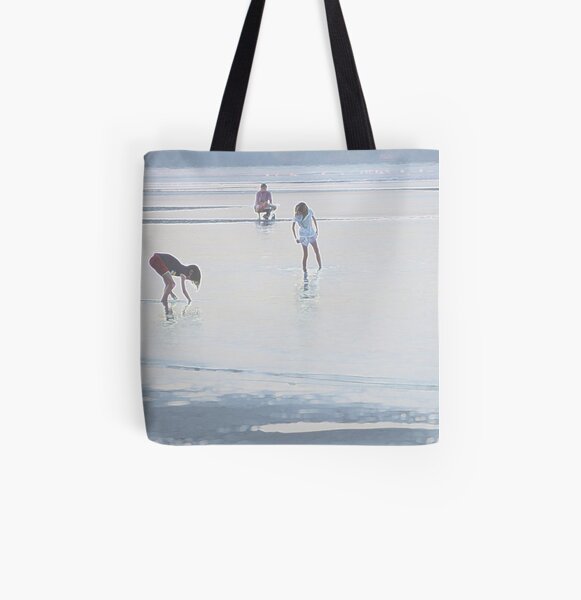 Peaceful Evening at the Beach All Over Print Tote Bag