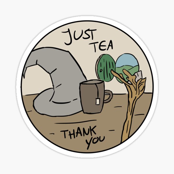 Item preview, Just tea thank you designed and sold by Dice, Dollars, & Dreams.