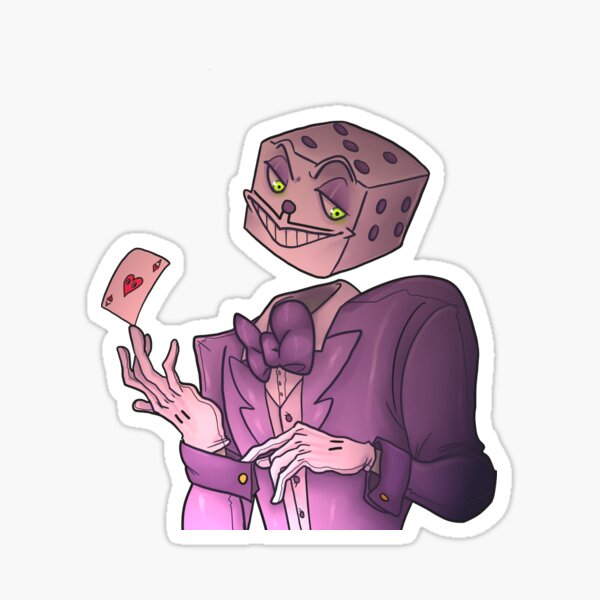 king dice Sticker for Sale by demiitrees