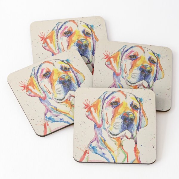 Item preview, Yellow Labrador Retriever Watercolor designed and sold by Sarah Ferree.