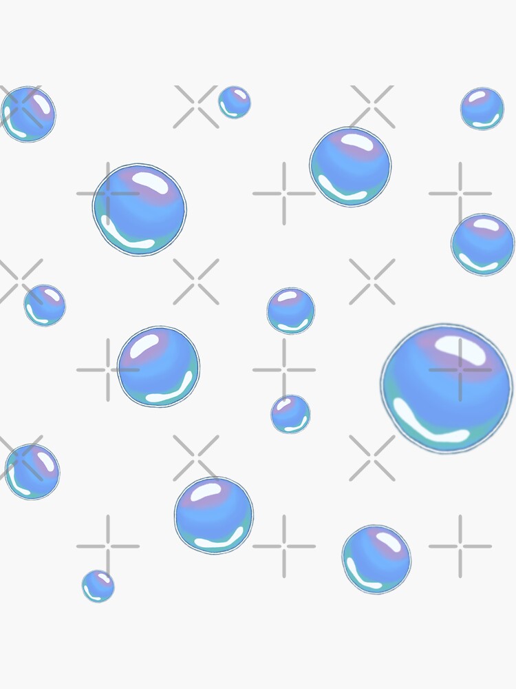 Spongebob bubbles sticker pack by LydiaJune