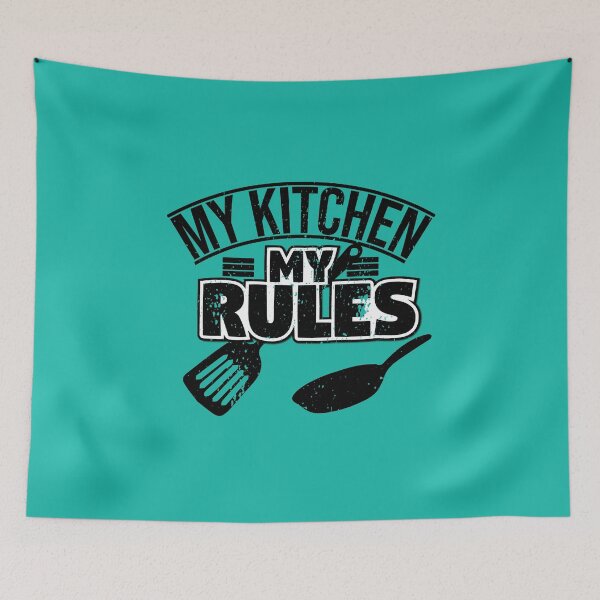Item preview, My kitchen my rules! designed and sold by Cutebutfunny.