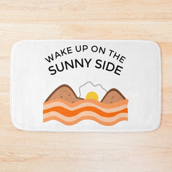 Item preview, WAKE UP ON THE SUNNY SIDE - BACON, EGGS, TOAST LANDSCAPE designed and sold by Jon Mardin.