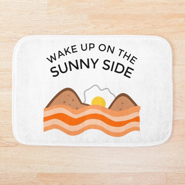 Item preview, WAKE UP ON THE SUNNY SIDE - BACON, EGGS, TOAST LANDSCAPE designed and sold by Jon Mardin.