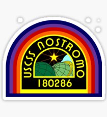 USS NOSTRAMO -ALIENS Sticker
