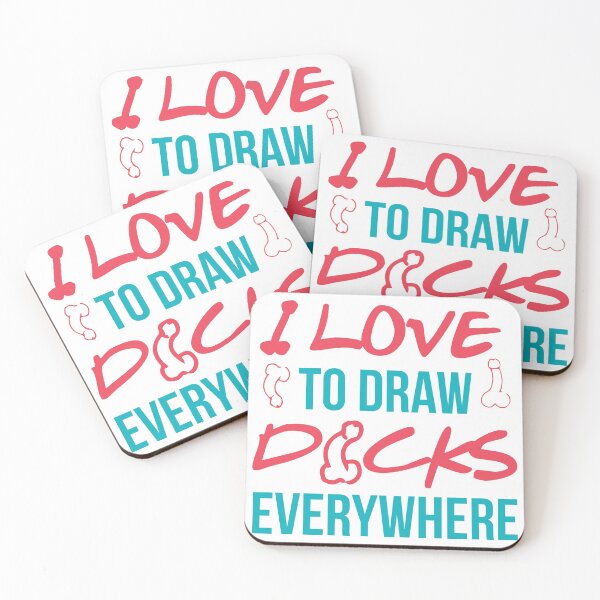 Item preview, I LOVE TO DRAW DICKS EVERYWHERE designed and sold by Dwarf-Monkey.