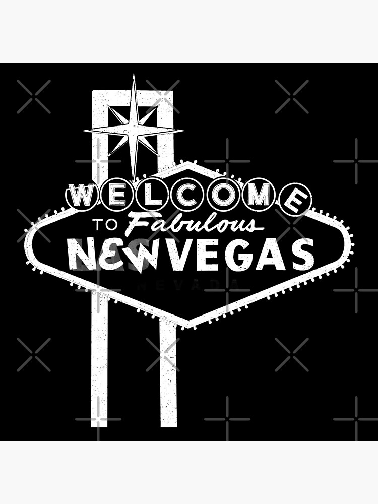 Welcome to New Vegas | Fallout New Vegas | White Logo by surik-