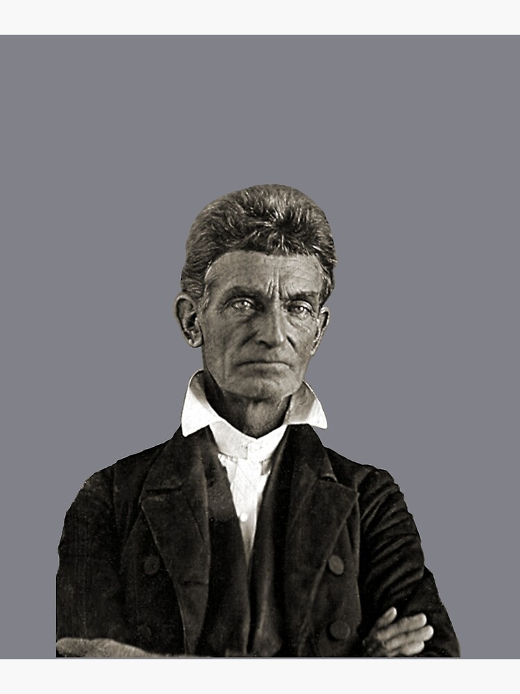 John Brown Abolitionist Usa History Teacher Civil War Framed Art Print For Sale By Thecreekman 