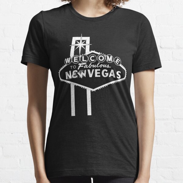 Welcome to New Vegas | Fallout New Vegas | White Logo Essential T-Shirt