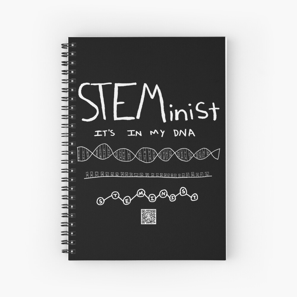 STEMinist Design to Support Women in Science Conference in China Spiral Notebook