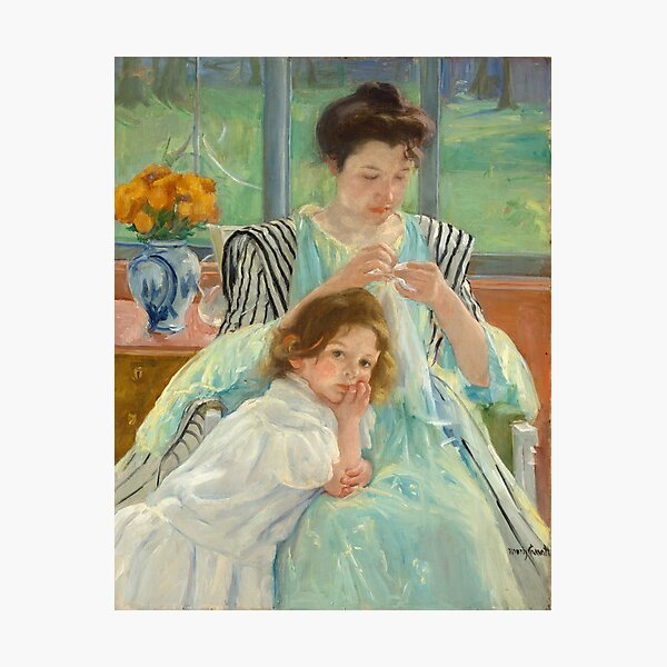 Mary Cassatt A Woman with her Daughter Photographic Print
