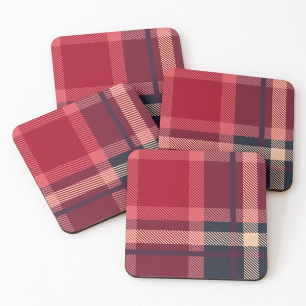 Item preview, Reddish Plaid with Navy Blue designed and sold by oppositedge.