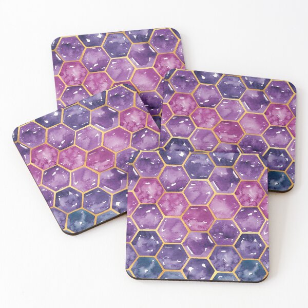 Artikelvorschau, Gold Galaxy Hexagons entworfen und verkauft von RebeccaFlaherty.