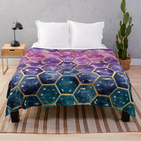 Artikelvorschau, Gold Galaxy Hexagons entworfen und verkauft von RebeccaFlaherty.
