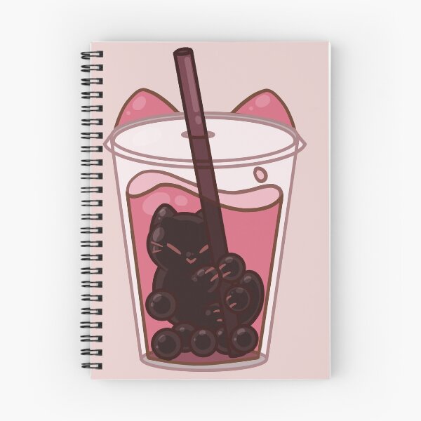 Item preview, Bubble Tea Kitty (Pink) designed and sold by How-Do-U-Art.
