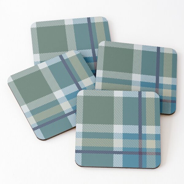 Item preview, Blue and Moss Green Plaid V.07-01 designed and sold by oppositedge.