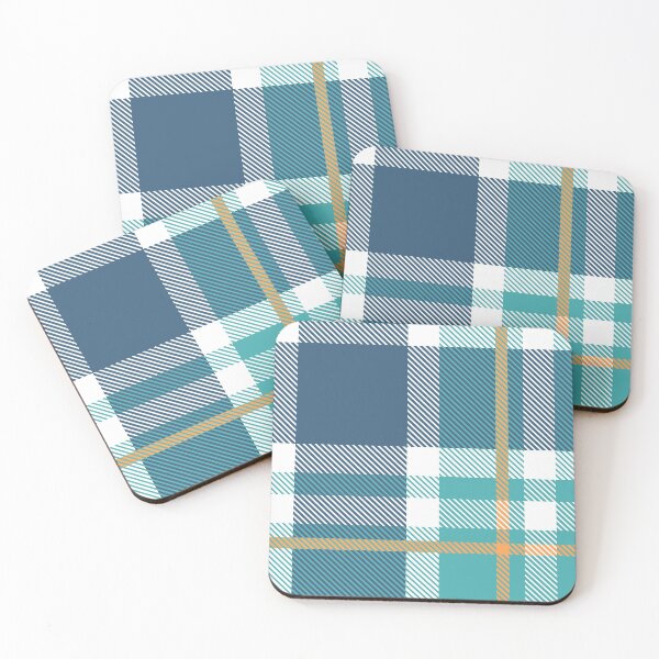 Item preview, Blue and Orange Plaid V.07 designed and sold by oppositedge.