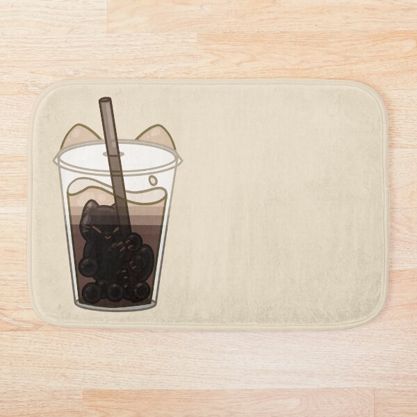 Item preview, Bubble Tea Kitty (Brown w/ Milk) designed and sold by How-Do-U-Art.