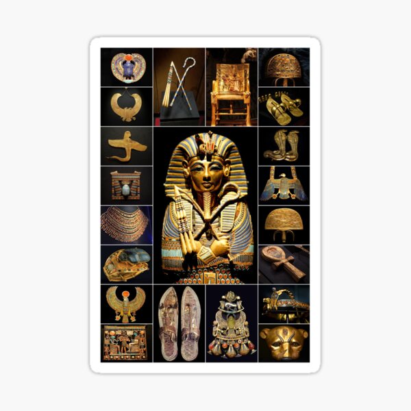 King Tutankhamun Artifacts Sticker