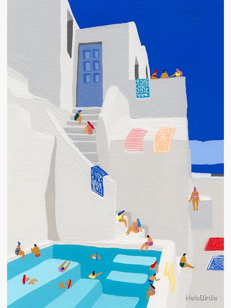 Santorini Sun by HeloBirdie