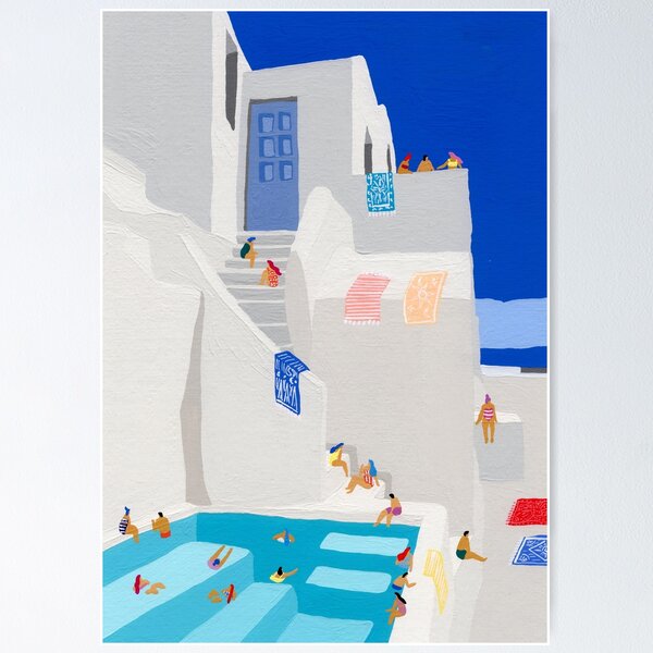 Item preview, Santorini Sun designed and sold by HeloBirdie.