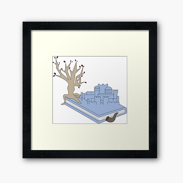 Inside a Book Framed Art Print