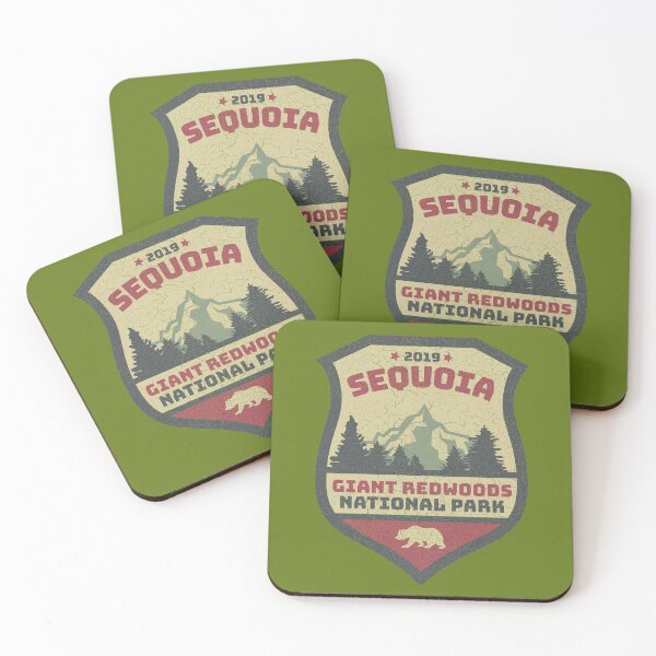 Item preview, Vintage Sticker Style Distressed Sequoia and Kings Canyon National Park Souvenir designed and sold by Robert Diebold.