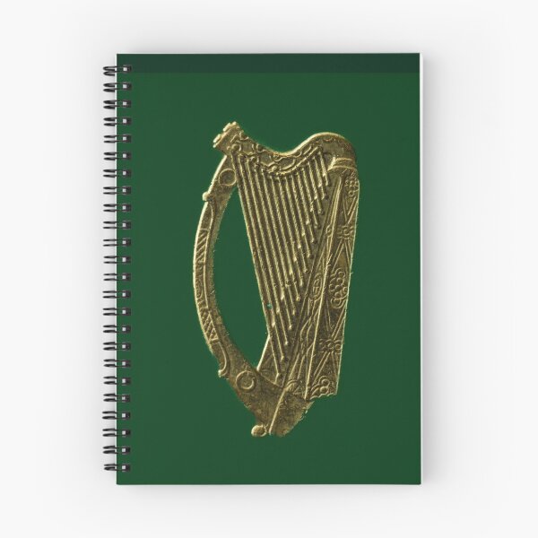 Item preview, The Green Golden Irish Celtic Harp designed and sold by articlave.