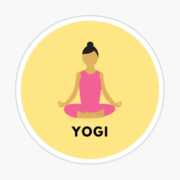 Yogi Badge Sticker