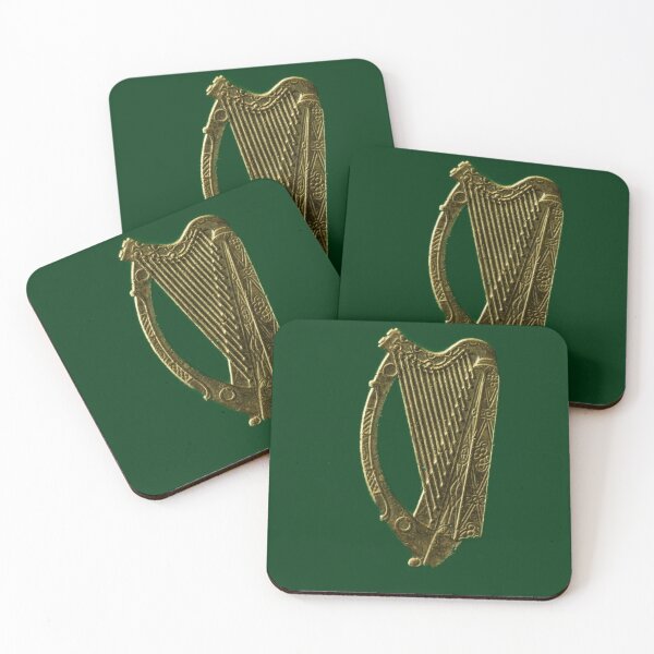 Item preview, The Green Golden Irish Celtic Harp designed and sold by articlave.