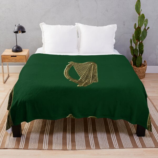 Item preview, The Green Golden Irish Celtic Harp designed and sold by articlave.