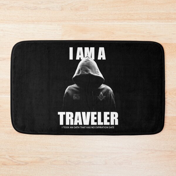 Item preview, Freemason I am a Traveler Square & Compass Masonic designed and sold by MasterMasonMade.