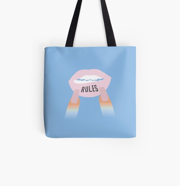 RULES lip tattoo - euphoria All Over Print Tote Bag