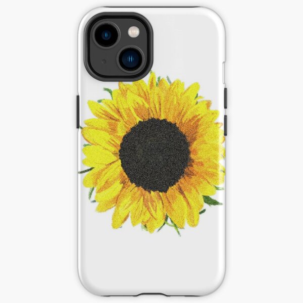 sunflower (digitaldrawing) good vibes, summer vibes iPhone Tough Case