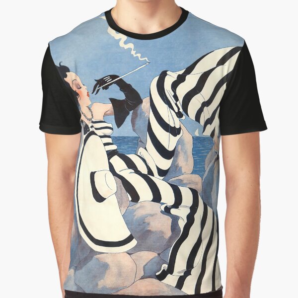 Item preview, French Art Deco Woman Haute Couture Fashion designed and sold by Glimmersmith.
