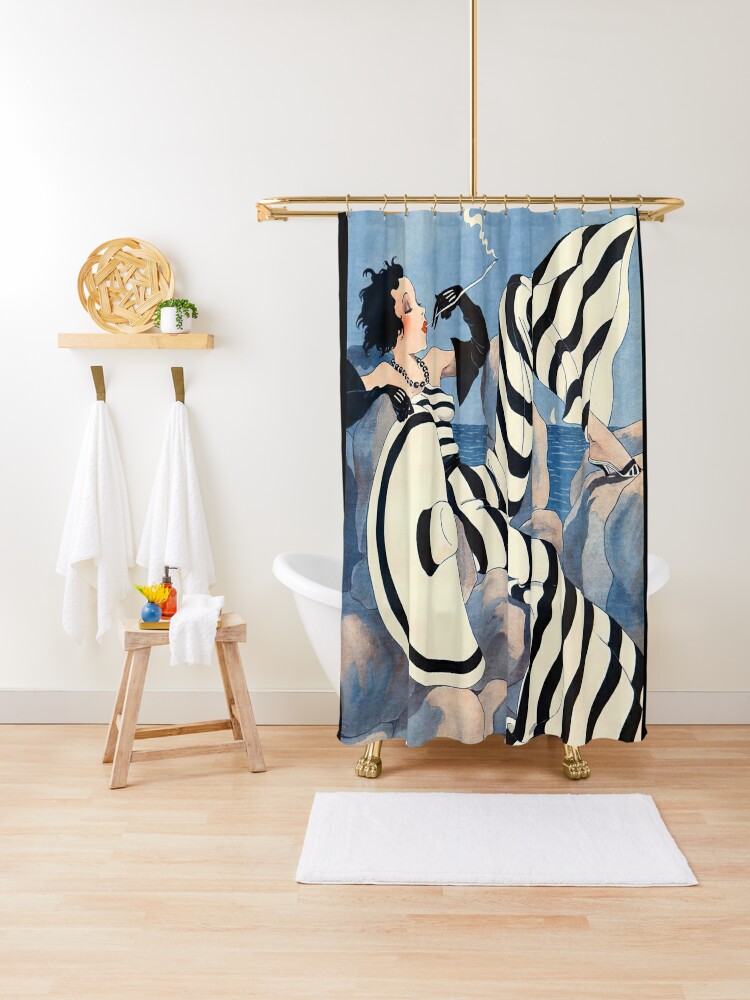 Fashion on sale shower curtain