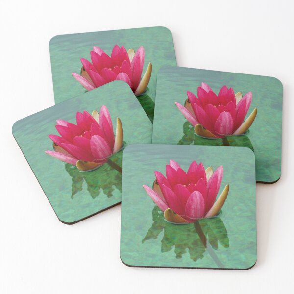 Item preview, Blush Pink Water Lily in the Rain designed and sold by SunriseRose.