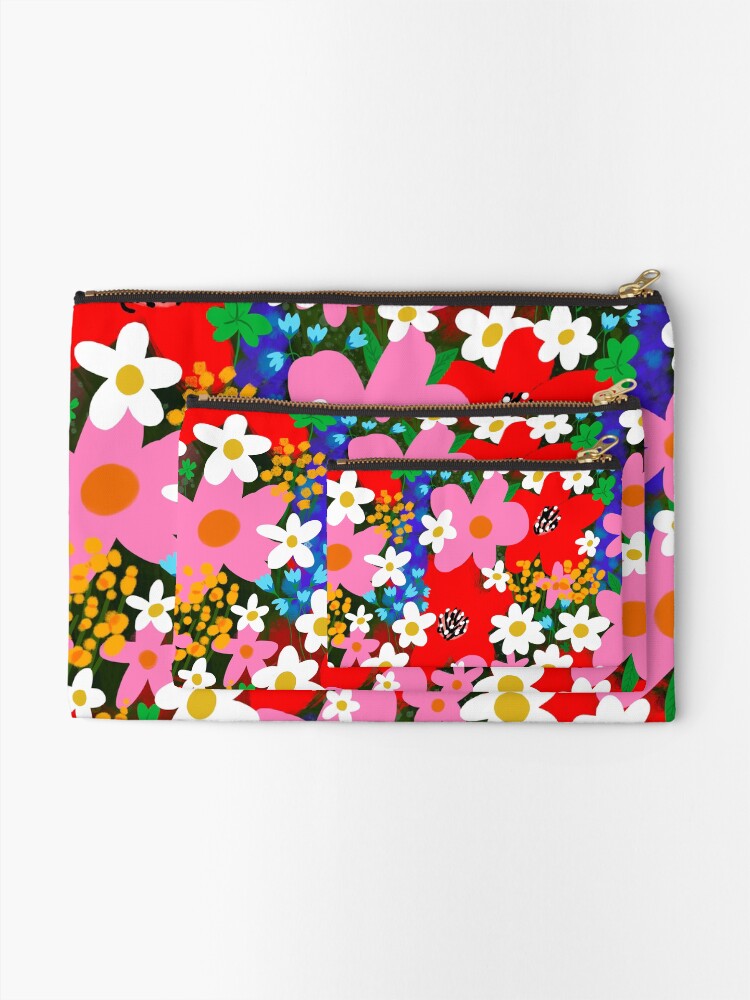 Alternate view of Flower Power! Zipper Pouch