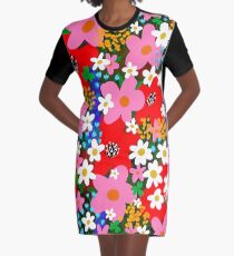 Flower Power! Graphic T-Shirt Dress