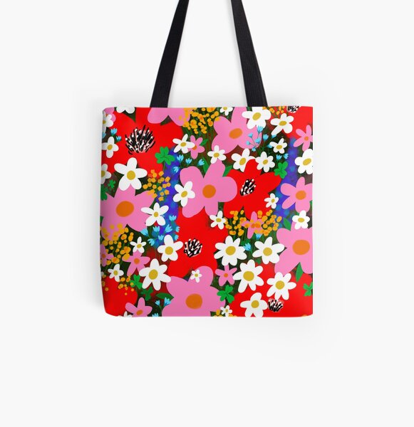 Flower Power! All Over Print Tote Bag