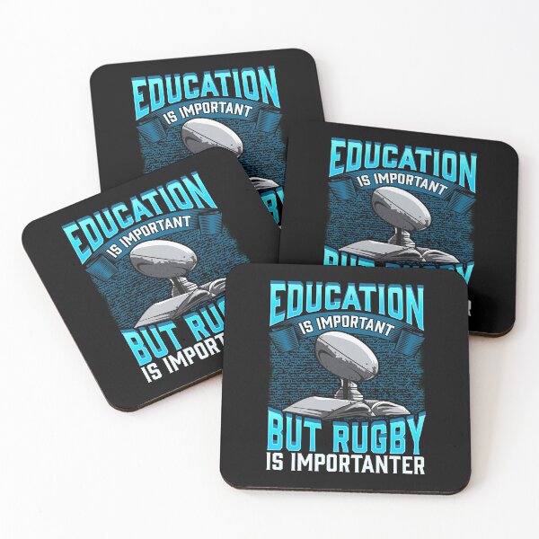 Artikelvorschau, Bildung ist wichtig, aber Rugby ist wichtiger entworfen und verkauft von perfectpresents.